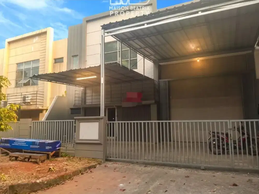 DISEWAKAN GUDANG DI TAMAN TEKNO SIAP PAKAI LOKASI STRATEGIS