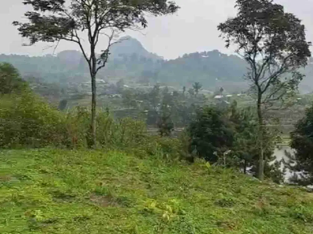 Lahan Buat Villa Sangat sejuk MDPL 1000 View Setu rawa gede Di bogor Timur