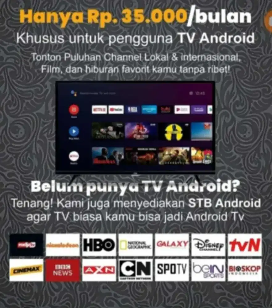 Channel premium lokal dan luar negeri