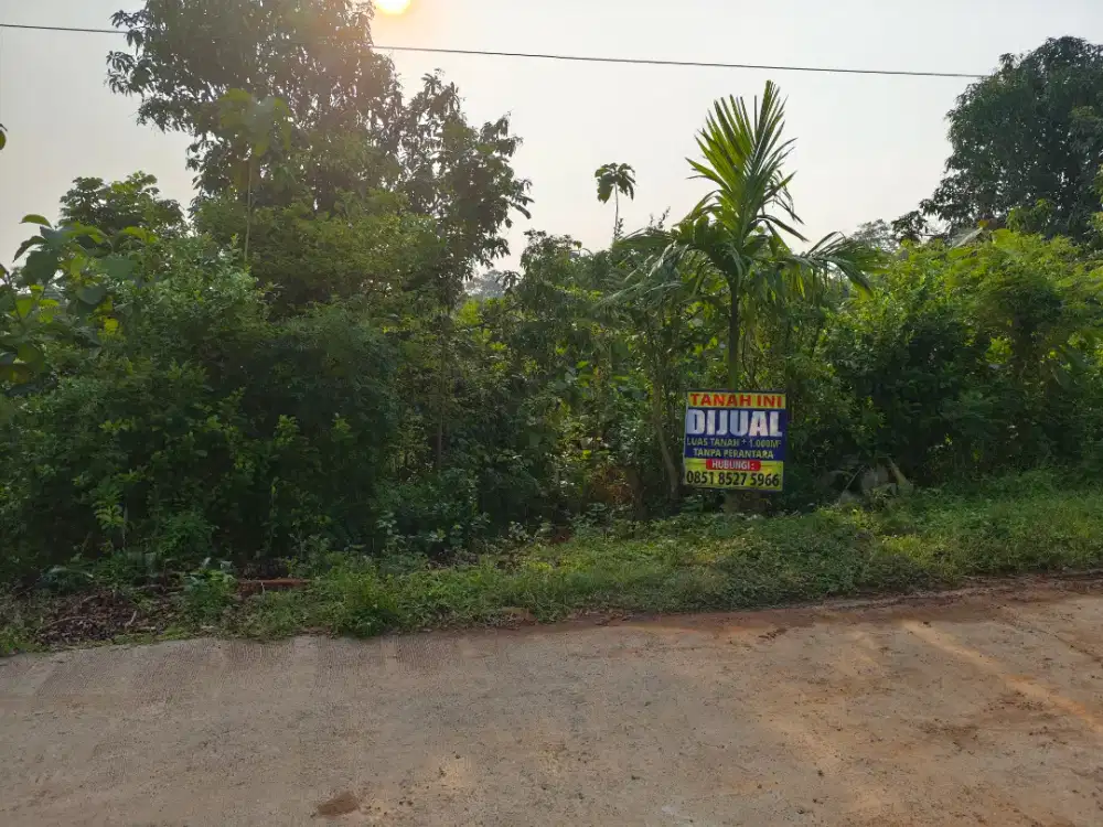 Dijual tanah cocok untuk investasi dan bertani