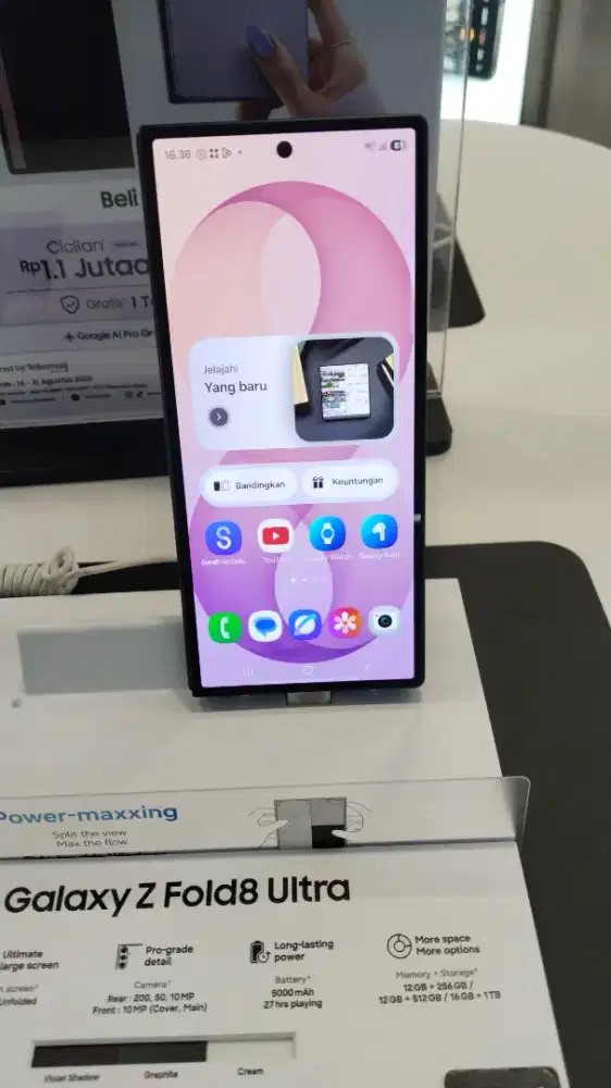 Saya jual SAMSUNG Z FLOD8 ULTRA