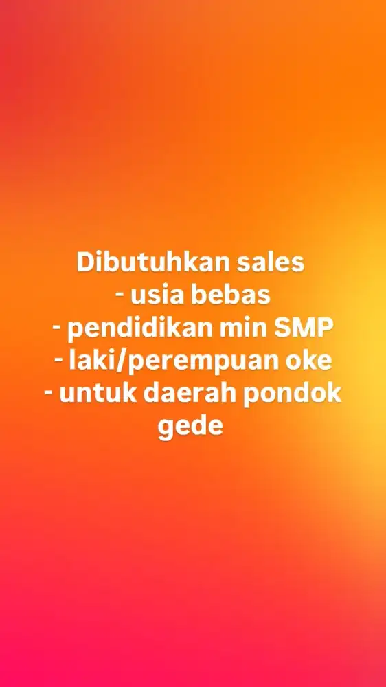Untuk informasi lebih lengkap chat