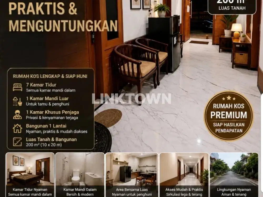 Dijual Rumah Cocok untuk Kost Lokasi Strategis di Rungkut Surabaya