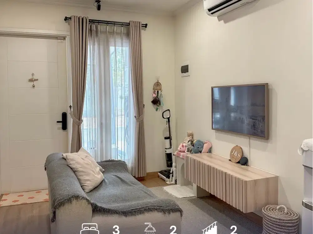 Rumah Cantik Furnished Siap Huni di Gading Serpong