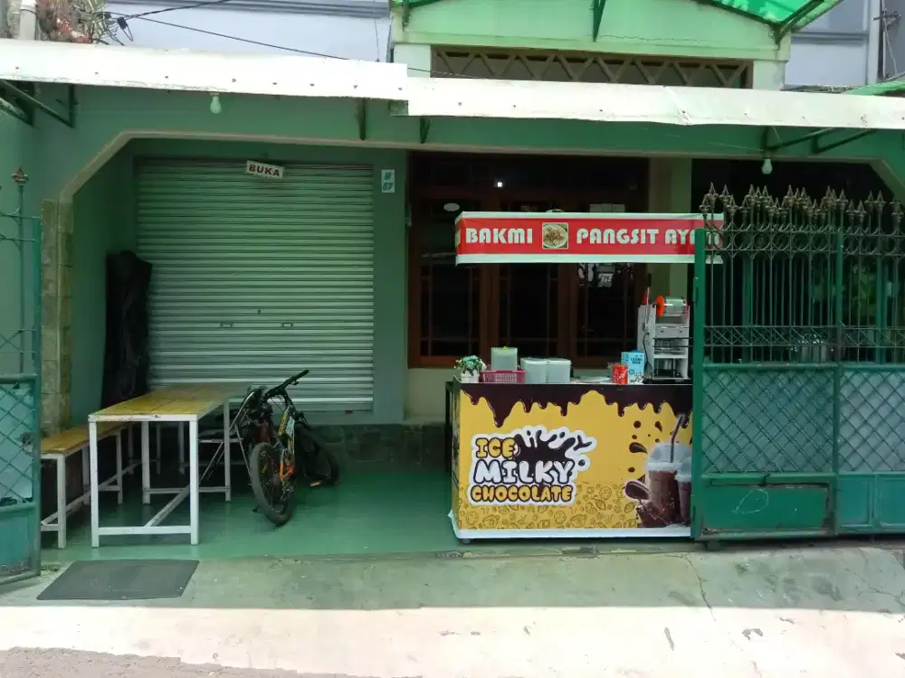 JUAL GEROBAK / RODA ETALASE BISA BUAT MAKANAN MINUMAN BAHAN HOLO KOKOH