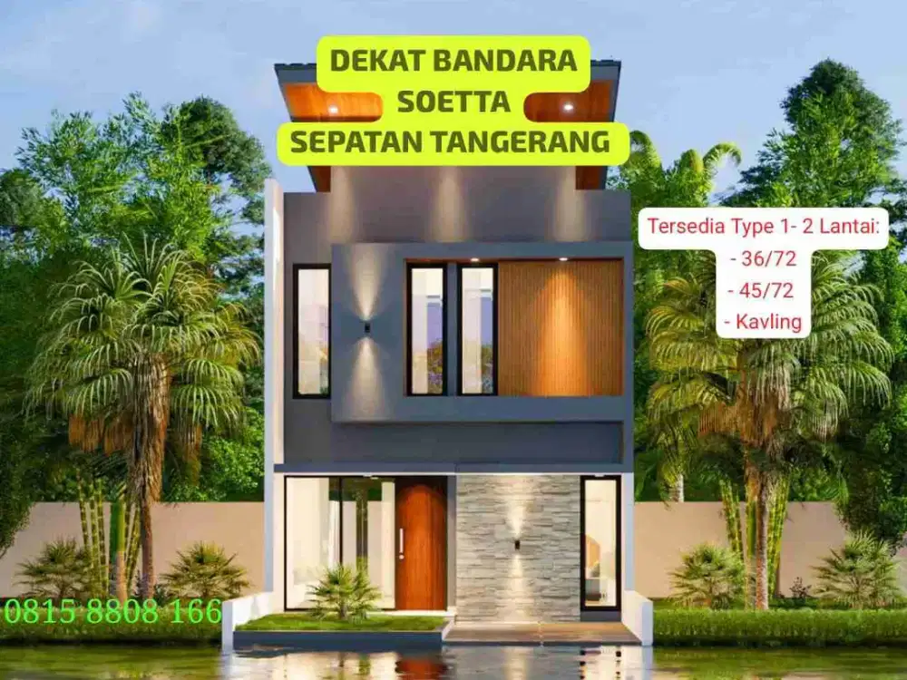 Dijual Rumah Dekat Bandara Soetta Di Sepatan Tangerang.