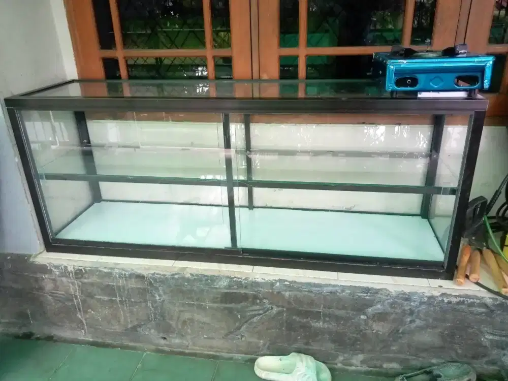 ETALASE KACA MAKANAN / WARTEG BAHAN KOKOH