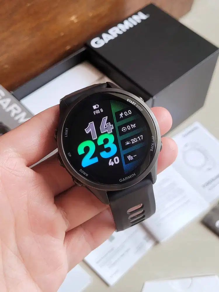 Garmin Forerunner 970 Titanium Sapphire Garansi Resmi Fullset Original