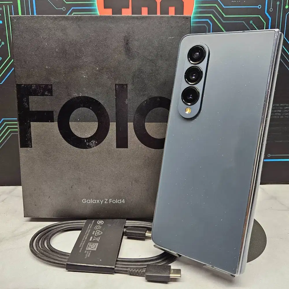 Samsung Galaxy Z Fold 4 12/512GB Graygreen SEIN Resmi Fullset No Minus