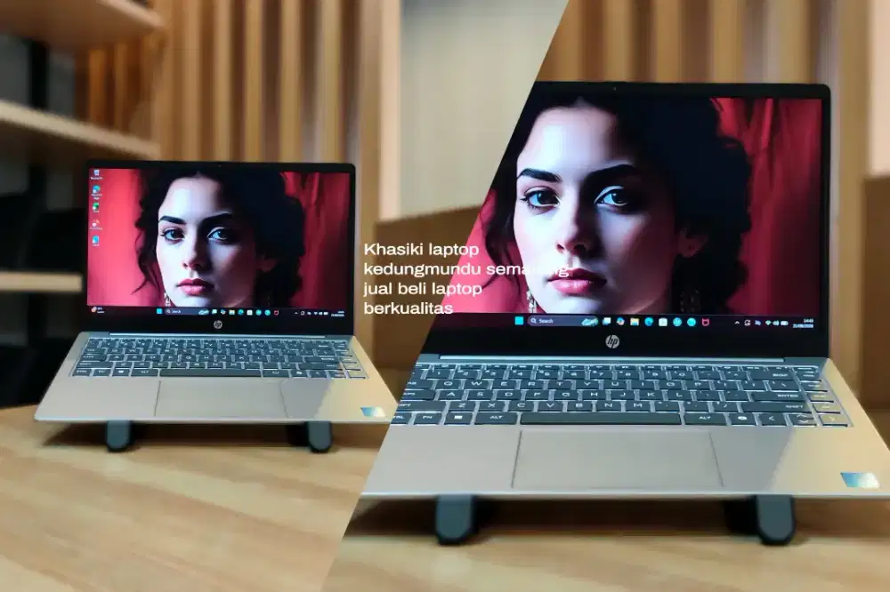 Hp 14 pavilion i3 gen13 ram 8gb ssd 512gb gransi pnjang