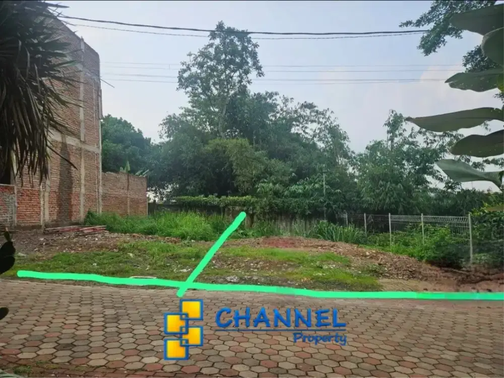 Jual Kavling Tanah Hoek Lokasi Dekat BSD, Buaran Serpong Tangsel, Fl