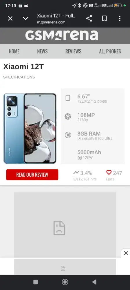 JUAL CEPAT XIAOMI 12T 8/256 (EX FLAGSHIP KILLER), FULLSET