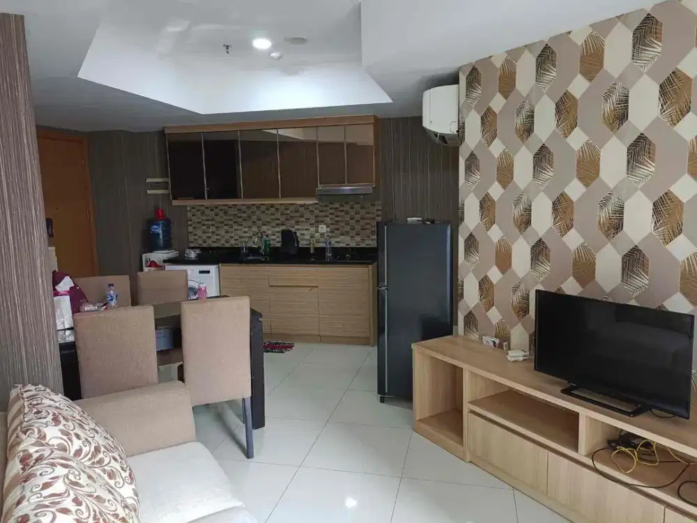 dijual apartemen the mansion kemayoran 2 kamar furnish