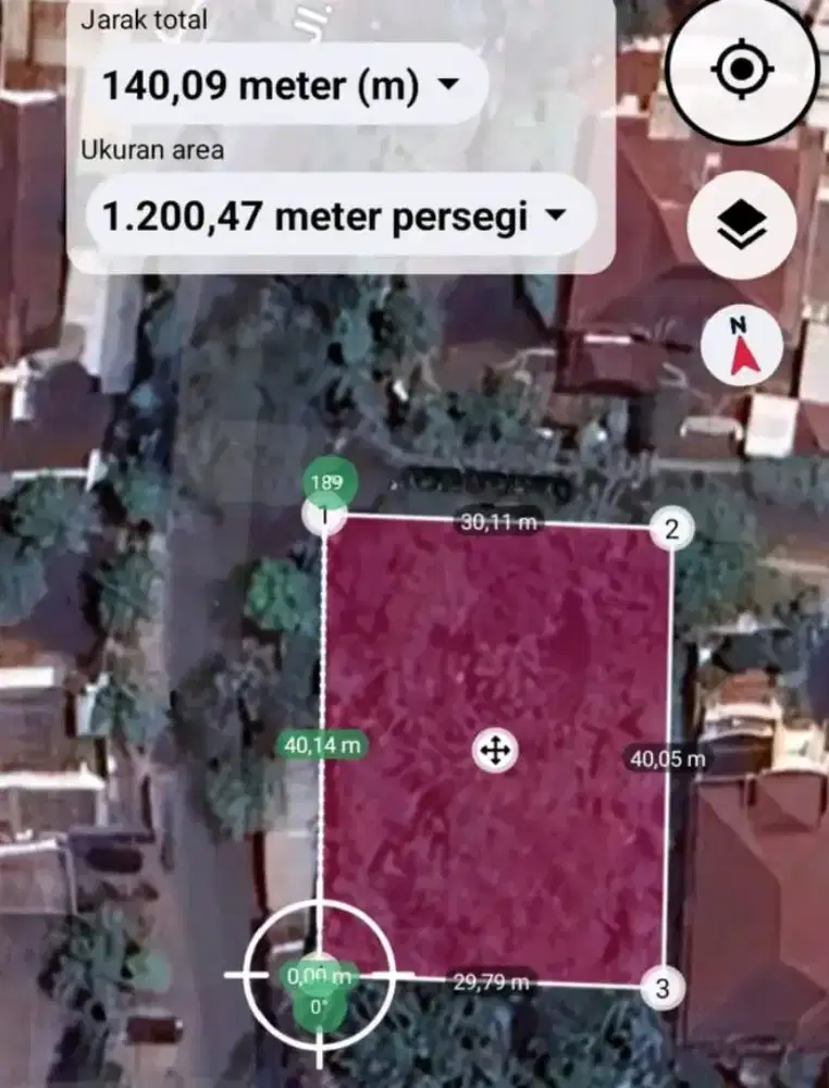 Dijual tanah premium pinggir jalan raya gajahmungkur papandayan