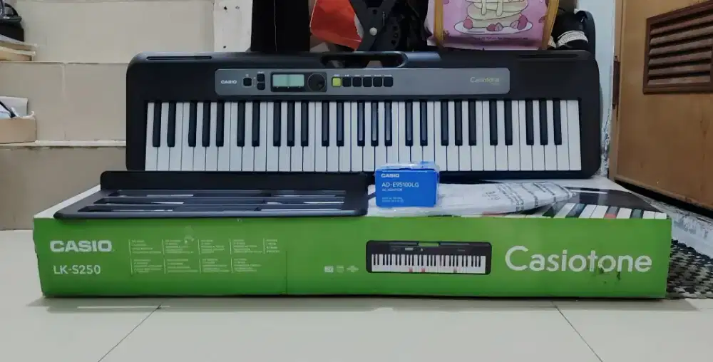 Casio LKS250 bekas lengkap