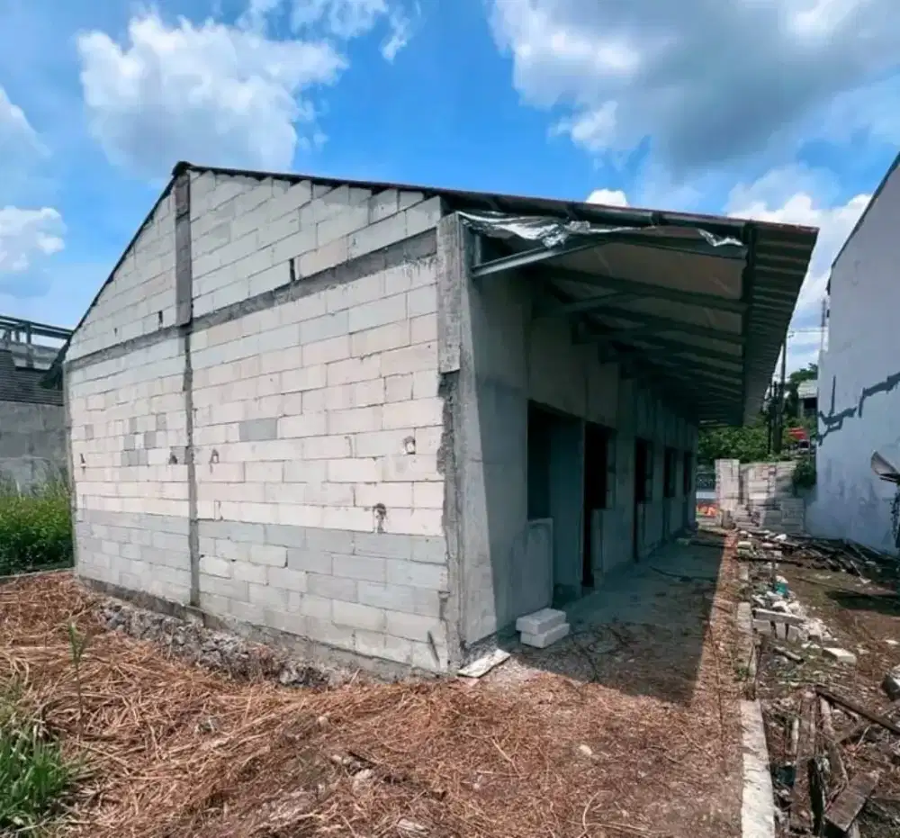 Rumah kos jual setengah jadi lokasi bagus jalan cukup lebar pedurungan