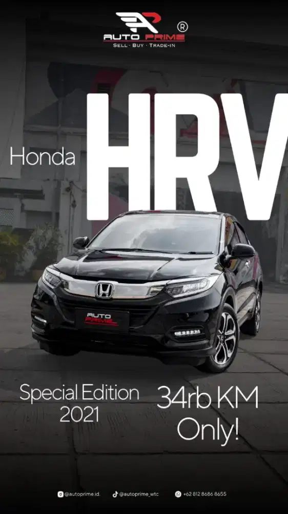 HONDA HRV 1.5 SE 2021, ISTIMEWA KM 34RB RECORD