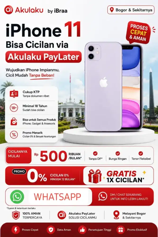 CICILAN IPHONE VIA AKULAKU
