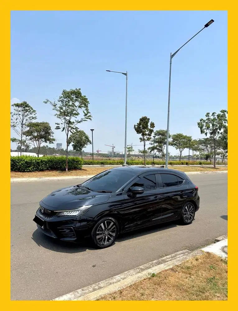 {KM 50Rb} Honda City Hatchback RS 2021 Hitam Antik Mulus Jual Cepat!