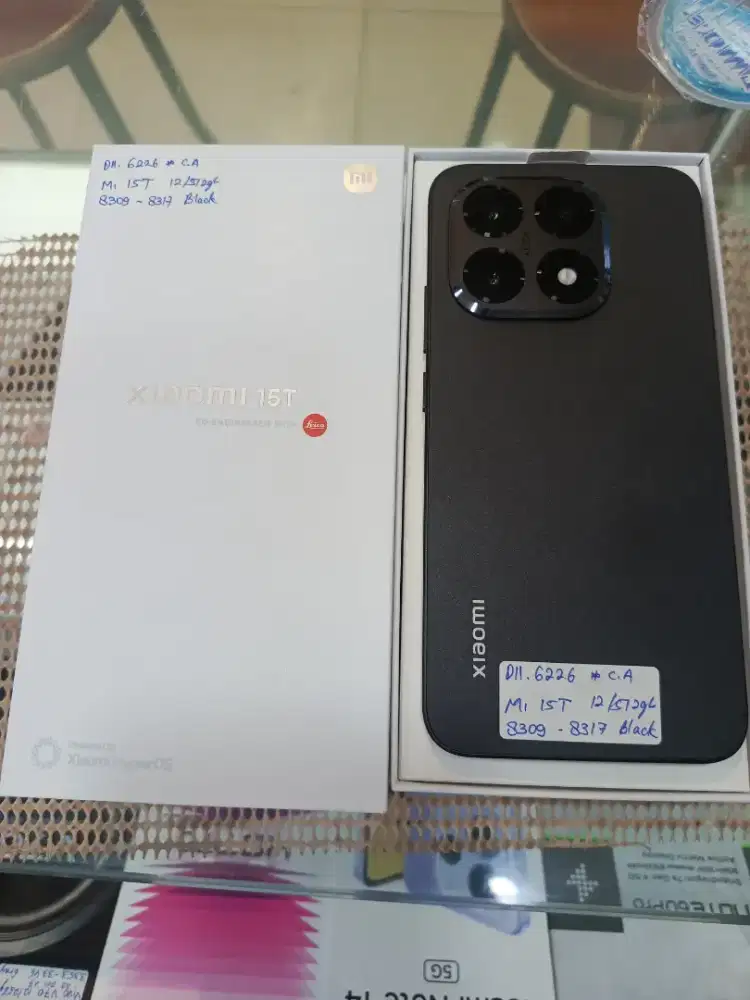 Xiaomi 15T 12/512gb Black second bergaransi