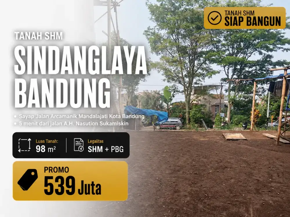 Pilihan Tepat untuk Hunian dan Investasi, Kavling SHM 270 m² di Ciparay Bandung