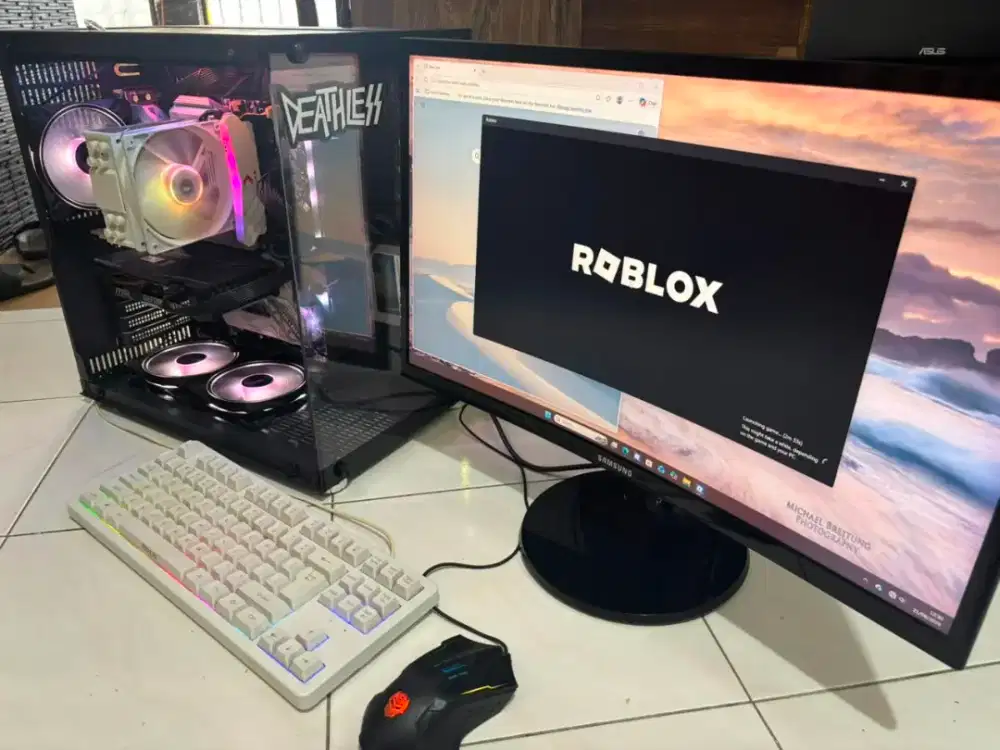 PC FULLSET INTEL CORE I5 / 16Gb / GeForce 6Gb / ssd 512 / Samsung 24in