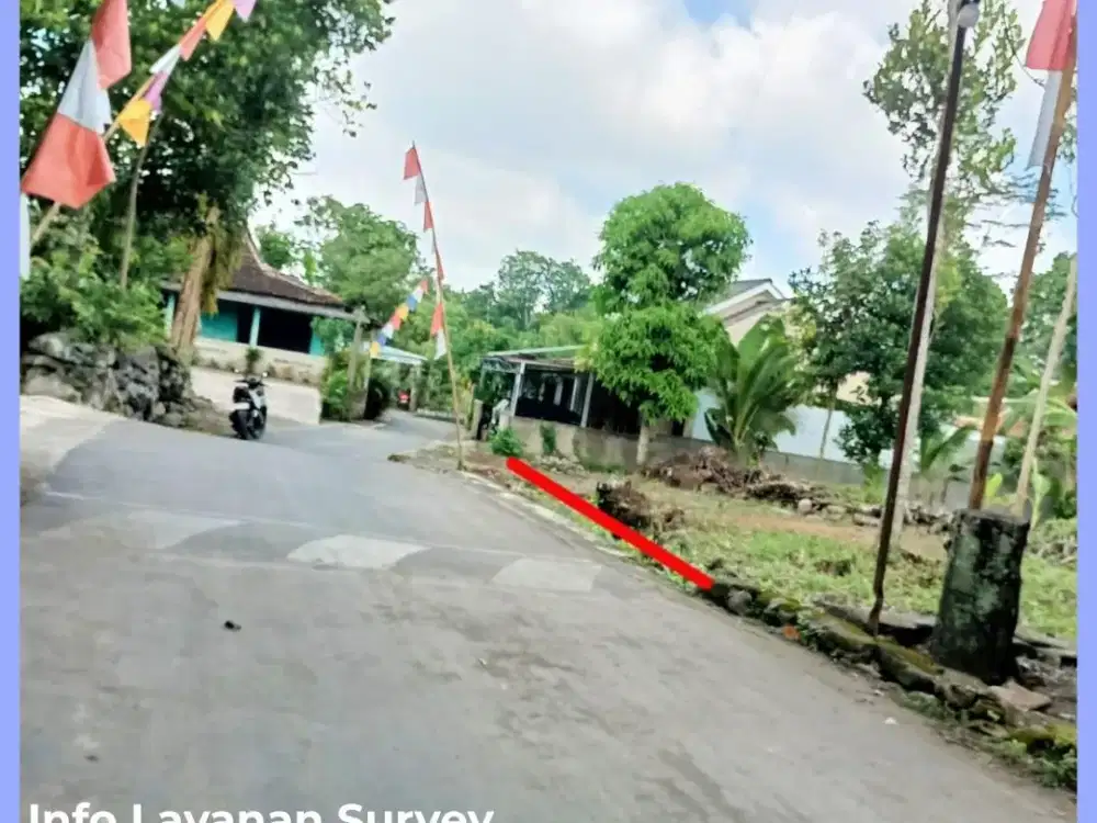 Tanah Jogja 2 jt per meter 10 Menit Kampus UII Kaliurang