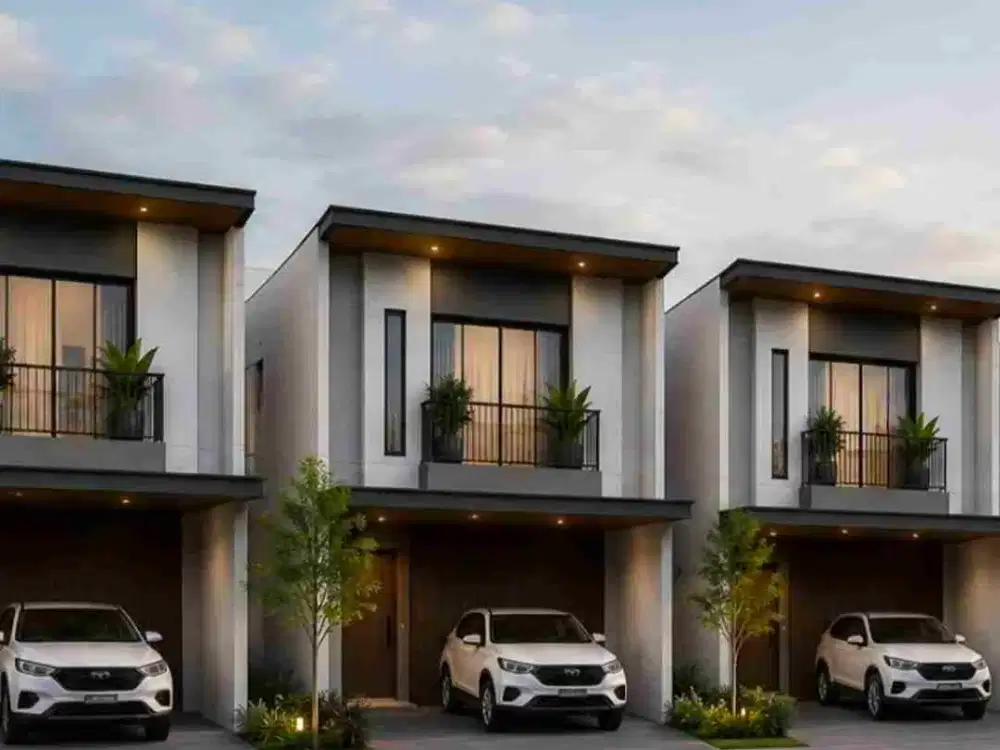 Rumah baru cluster modern minimalis start 1.5 M an di pondok kelapa jakarta Timur