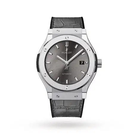 Hublot Classic Fushion Rhodium Grey Dial Titanium 42m