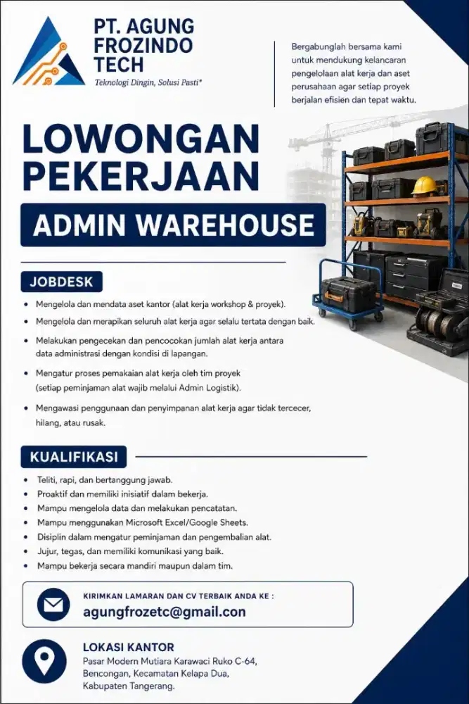 Lowongan kerja admin