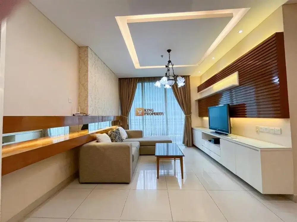 Desain Luxury Modern, Apartemen 2 Bedroom Central Park Residences Jakarta Barat Luas 87M2, Furnish Lengkap Siap Huni, Dekat Mall Central Park