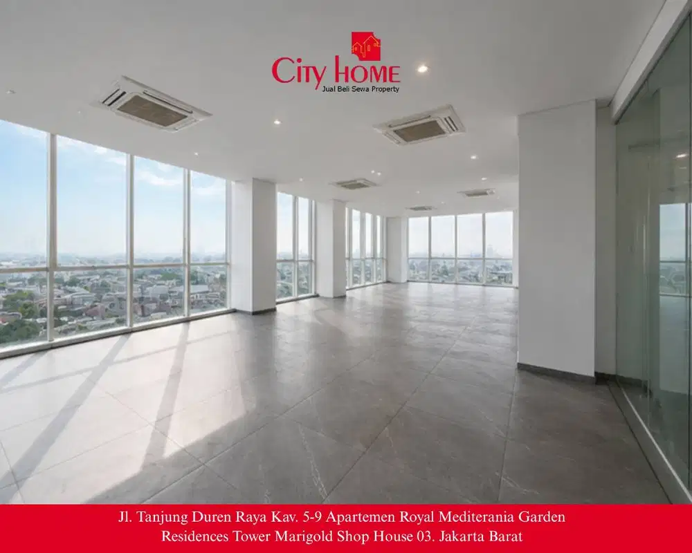 Sewa Kantor Premium Jakarta Barat – B Residence Grogol 125 m²