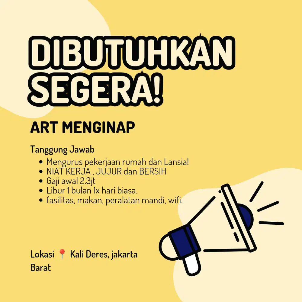 Dicari Art Menginap, kali deres