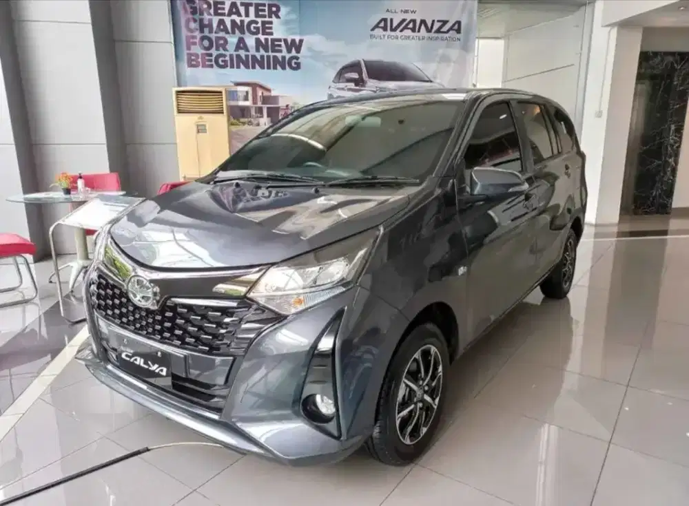 DP 7JT TOYOTA CALYA G MATIC AT MANUAL MT KREDIT GREY HITAM PUTIH PROMO