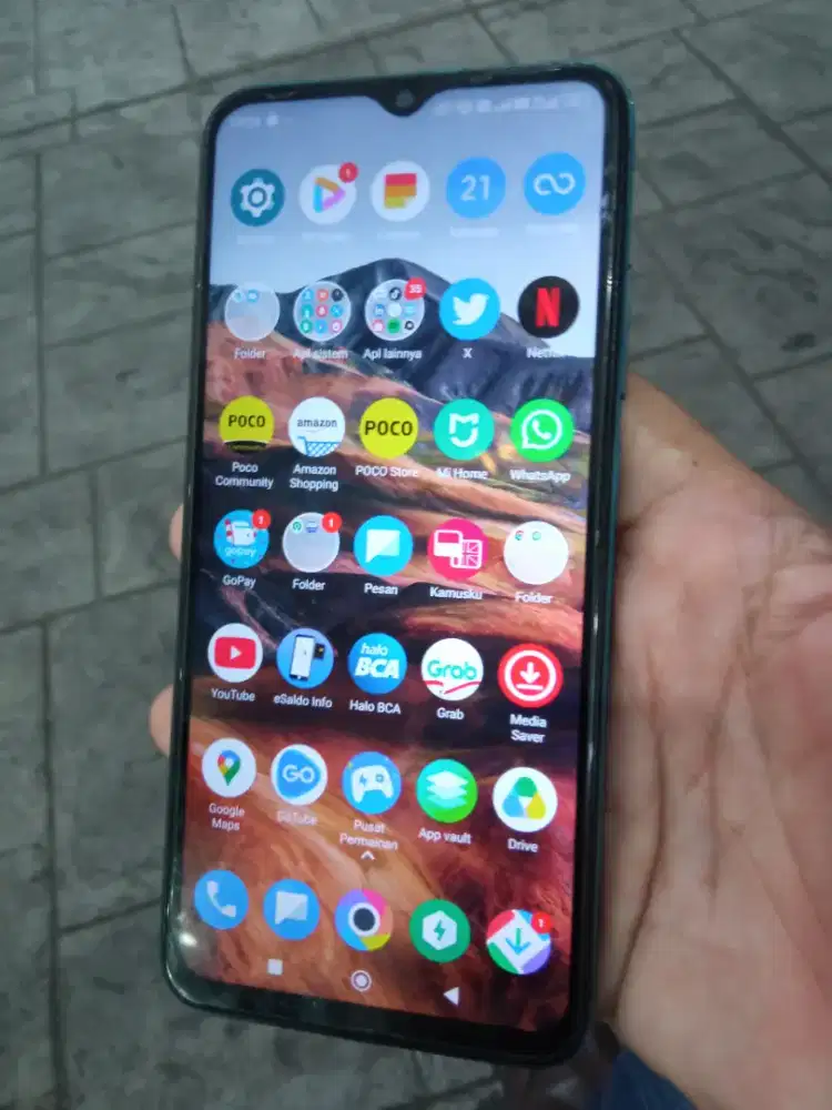 Xiaomi POCO M5 ram 6/128 NFC on  kondisi normal