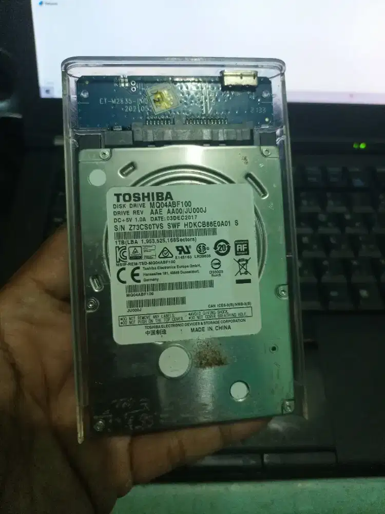 Jual HDD seken 1 Tb sentinel 100