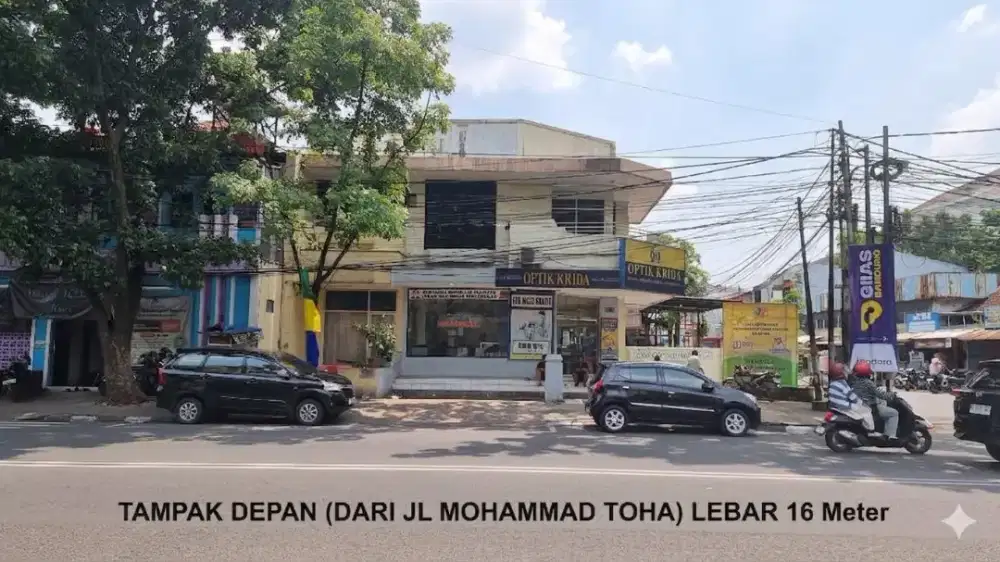 DIJUAL RUKO DAN RUMAH DI JL. MOHAMMAD TOHA - KOMPLEK KURDI