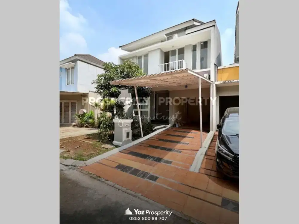 Rumah Baru Renovasi Bentuk Kantong di Cluster Topaz Kawasan Pondok Hijau Golf PHG Summarecon Gading Serpong