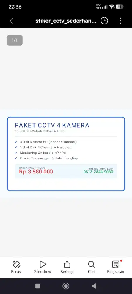 Cctv murah bergaransi