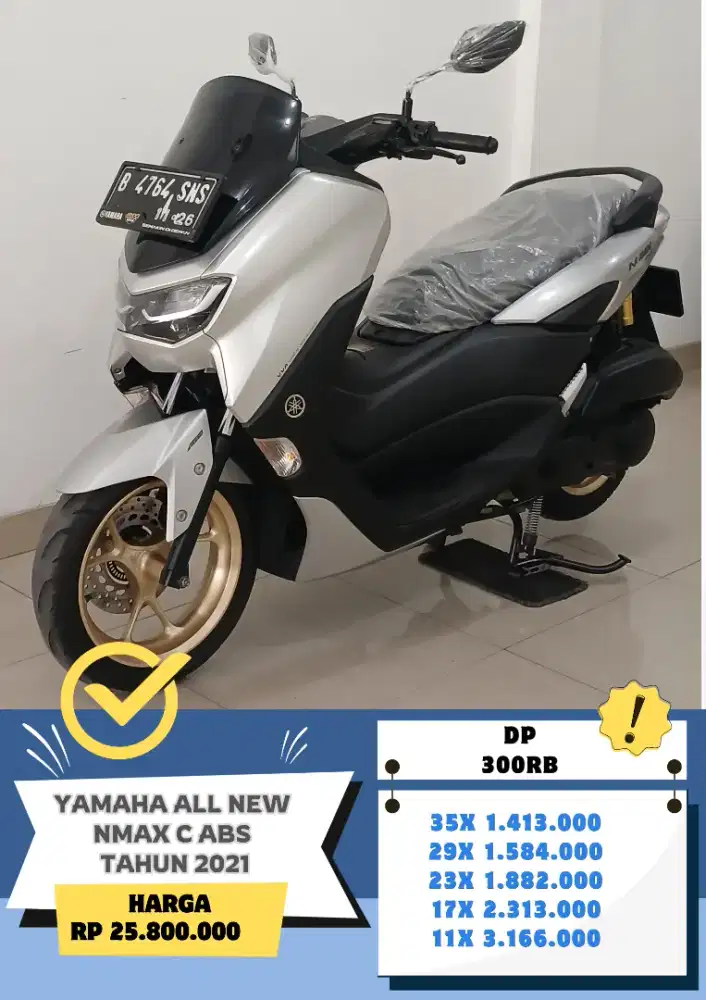 Yamaha ALL NEW NMAX C ABS Tahun 2021 Dp 500rb