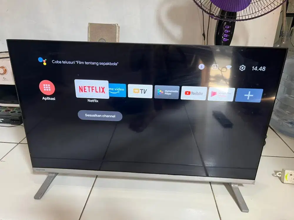 tv android led toshiba 32inc smart digital