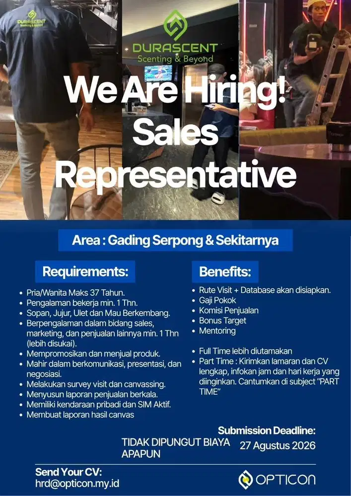 Lowongan Account Officer (Sales) Produk Berkembang