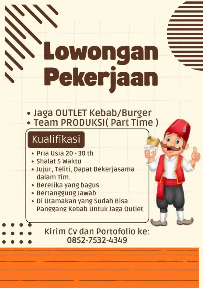 Di Butuhkan Lowongan Pekerjaan Khusus Yang Sudah Pengalaman