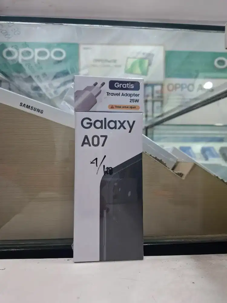 SAMSUNG A07 4/128 NEW MURAH GARANSI RESMI