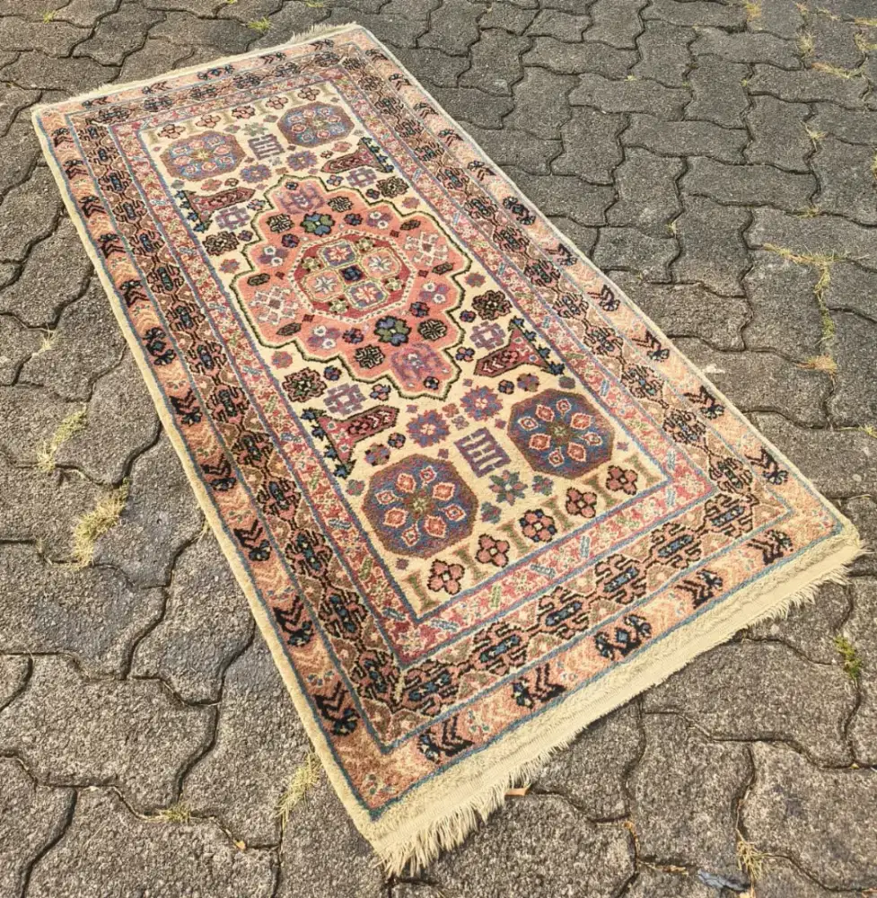 karpet Handmade afghanistan 160 x 90 wool mix silk