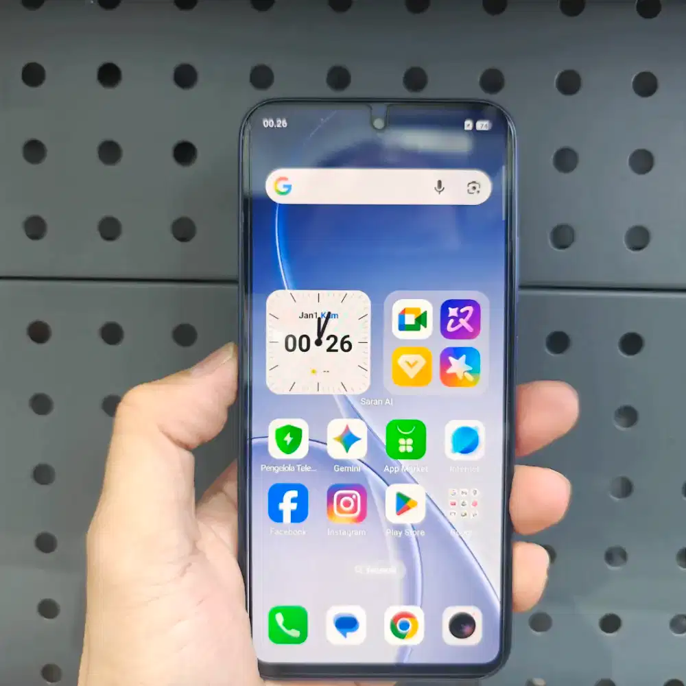 OPPO Reno15 F Blue 8GB/256GB – Mulus, Fullset, VOOC Charger