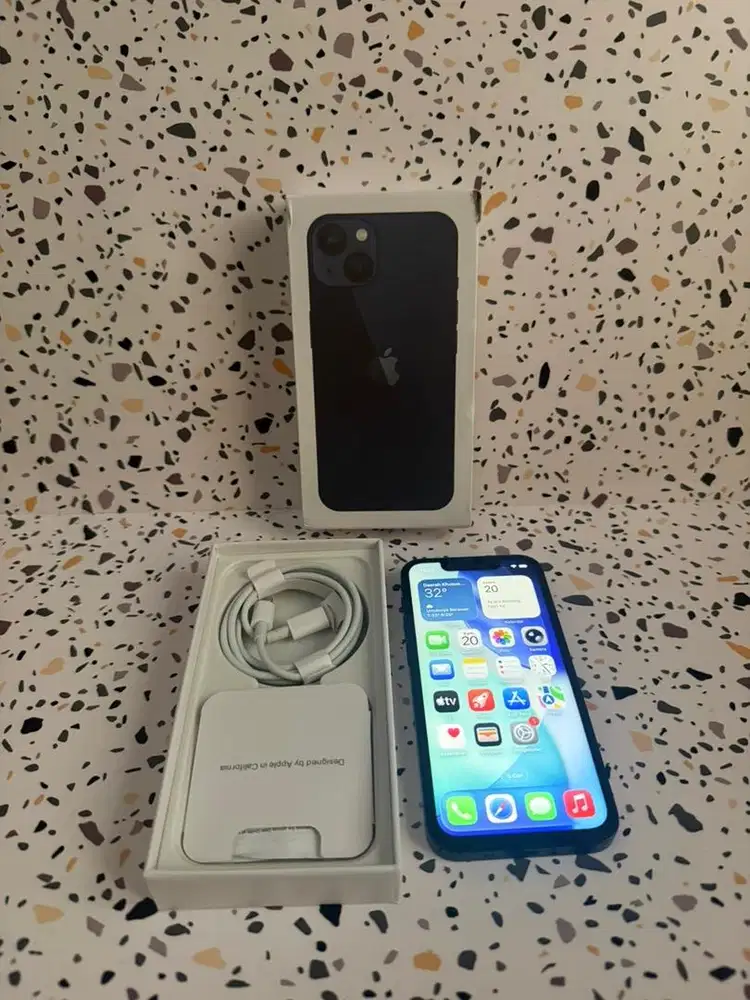 Iphone 13 mini 128 Hitam No minus