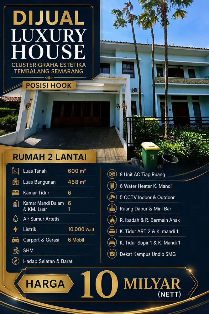 DIJUAL HOOK 2LT/600m MEWAH LUAS CEPAT SEGERA VIEW