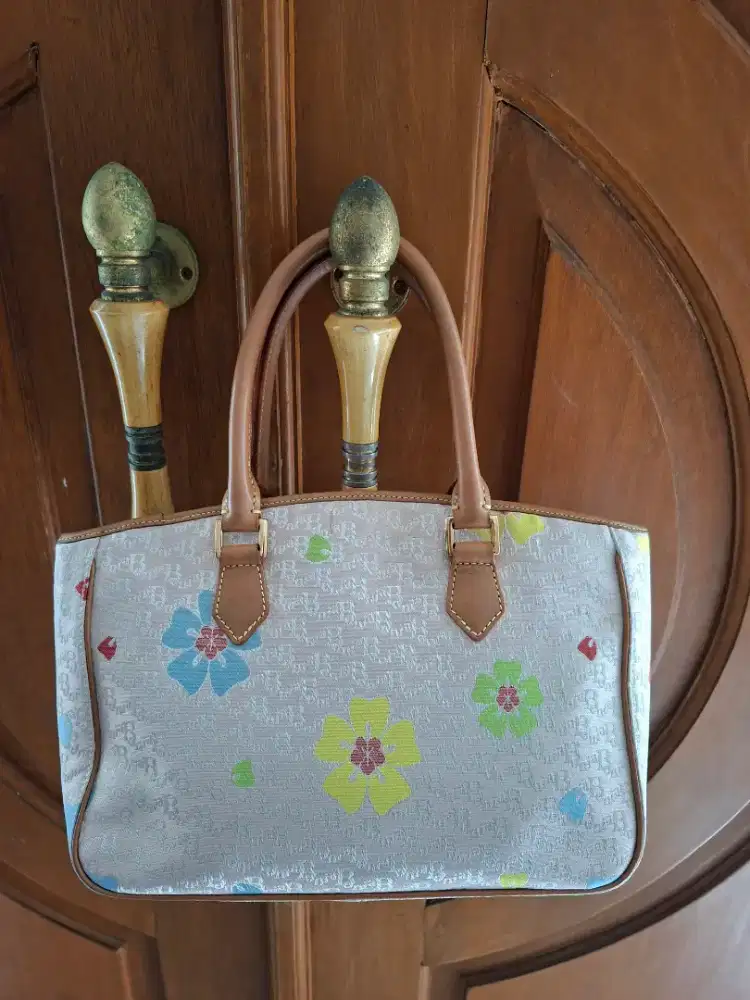 Tas Wanita Bonia Original Preloved Floral Pattern Handbag ORI