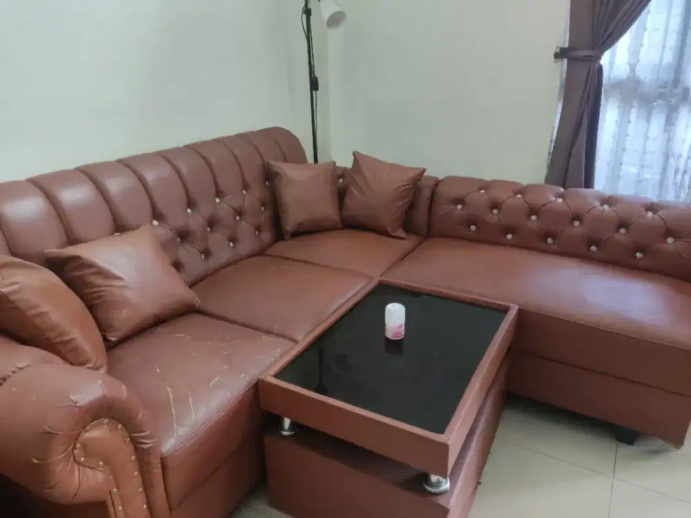 Di Jual Cepat Sofa Sudut L
